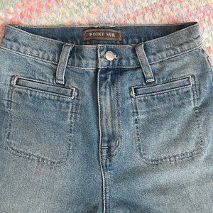 Point Sur J Crew (adorbs) wide legged denim jeans